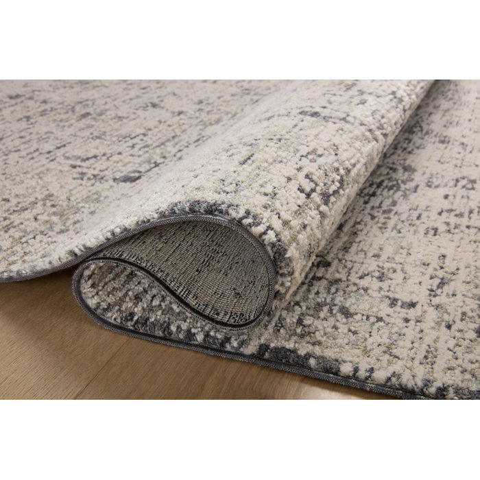Amber Lewis x Loloi Alie Charcoal / Beige Area Rug & Reviews Wayfair